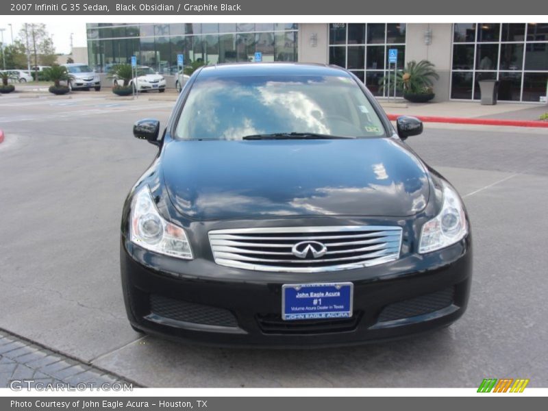 Black Obsidian / Graphite Black 2007 Infiniti G 35 Sedan