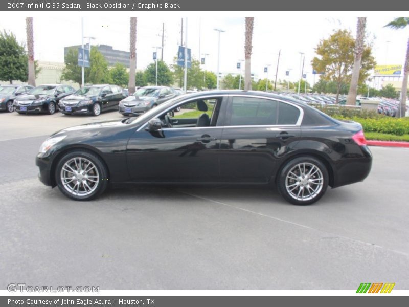 Black Obsidian / Graphite Black 2007 Infiniti G 35 Sedan
