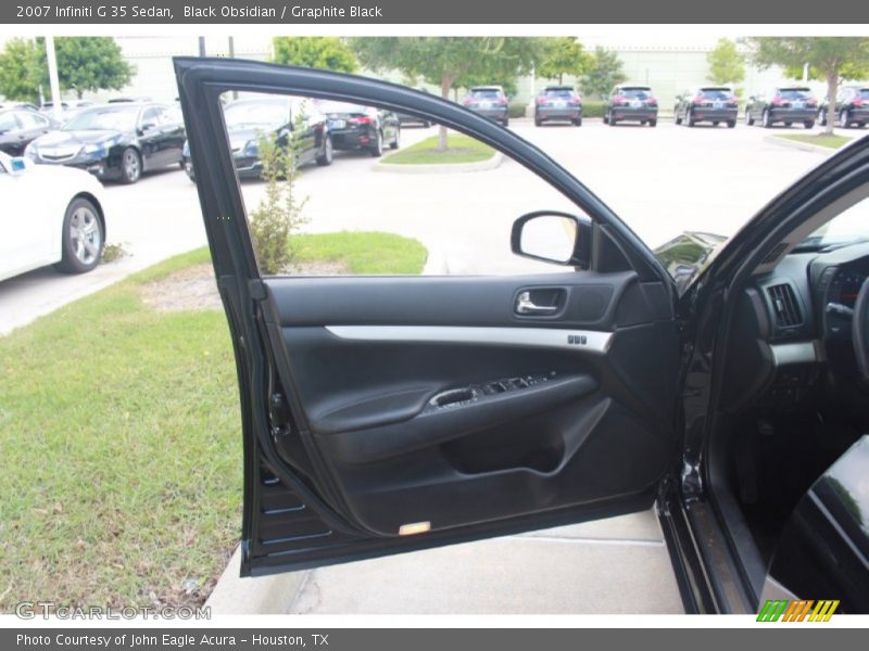 Black Obsidian / Graphite Black 2007 Infiniti G 35 Sedan