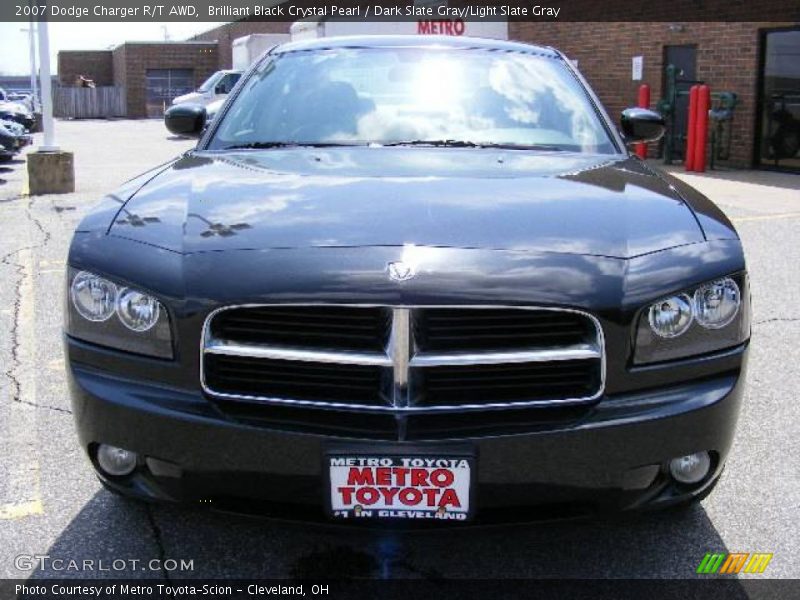 Brilliant Black Crystal Pearl / Dark Slate Gray/Light Slate Gray 2007 Dodge Charger R/T AWD