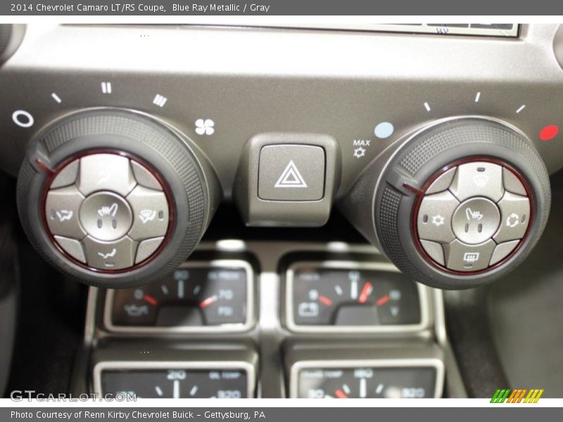 Blue Ray Metallic / Gray 2014 Chevrolet Camaro LT/RS Coupe