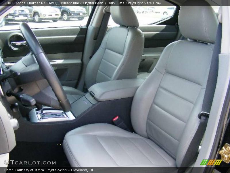 Brilliant Black Crystal Pearl / Dark Slate Gray/Light Slate Gray 2007 Dodge Charger R/T AWD