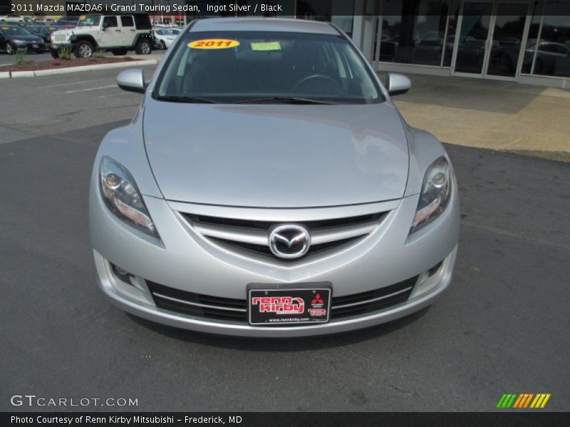 Ingot Silver / Black 2011 Mazda MAZDA6 i Grand Touring Sedan