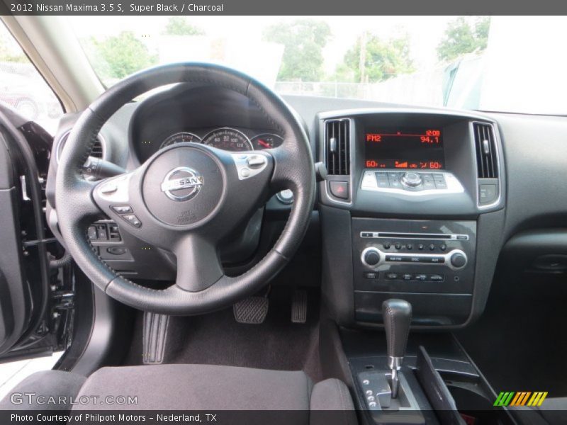 Super Black / Charcoal 2012 Nissan Maxima 3.5 S