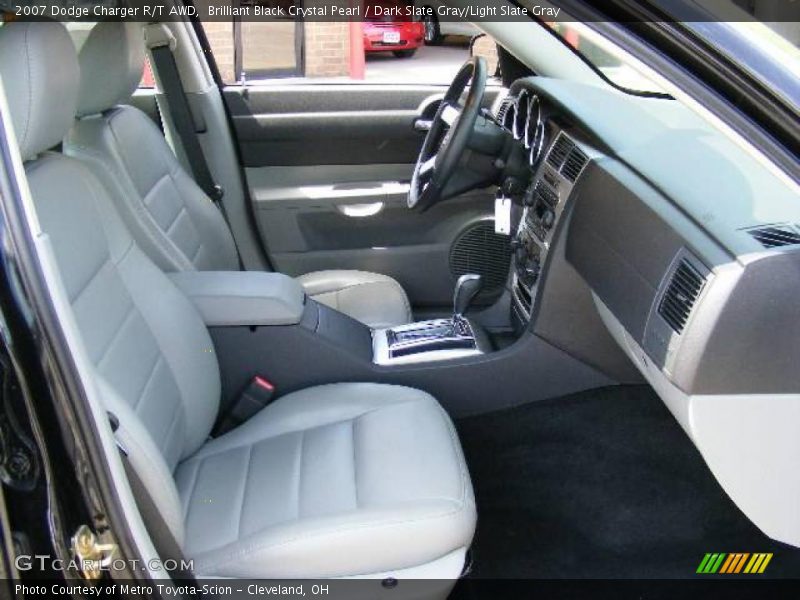 Brilliant Black Crystal Pearl / Dark Slate Gray/Light Slate Gray 2007 Dodge Charger R/T AWD