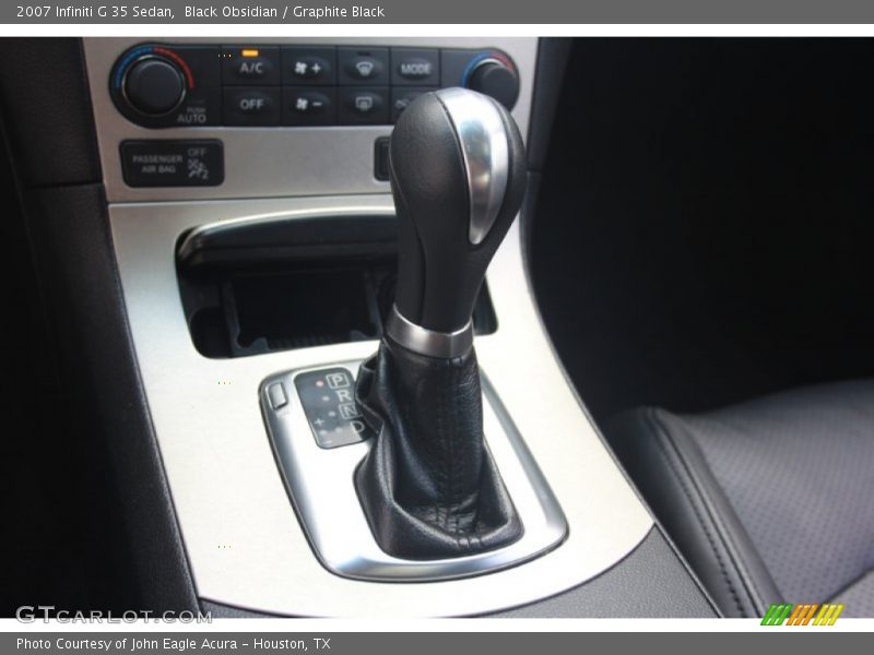 Black Obsidian / Graphite Black 2007 Infiniti G 35 Sedan
