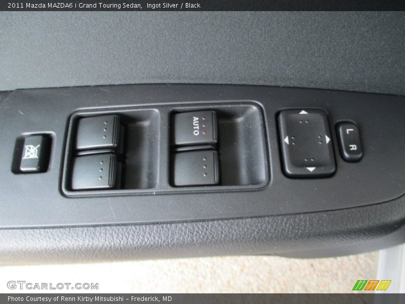 Ingot Silver / Black 2011 Mazda MAZDA6 i Grand Touring Sedan