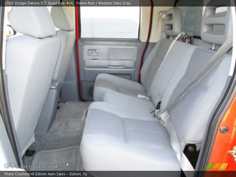 Flame Red / Medium Slate Gray 2005 Dodge Dakota SLT Quad Cab 4x4