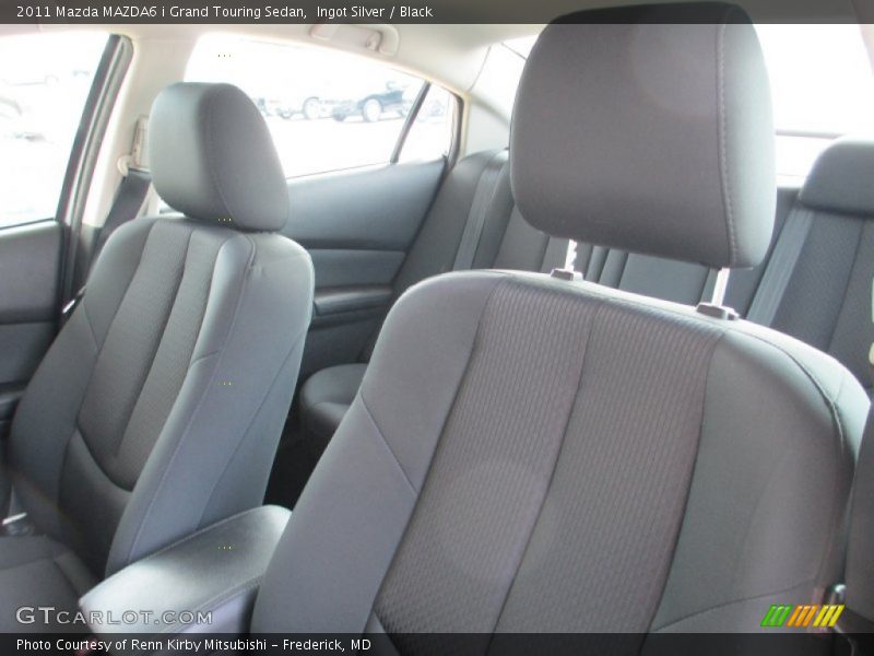 Ingot Silver / Black 2011 Mazda MAZDA6 i Grand Touring Sedan