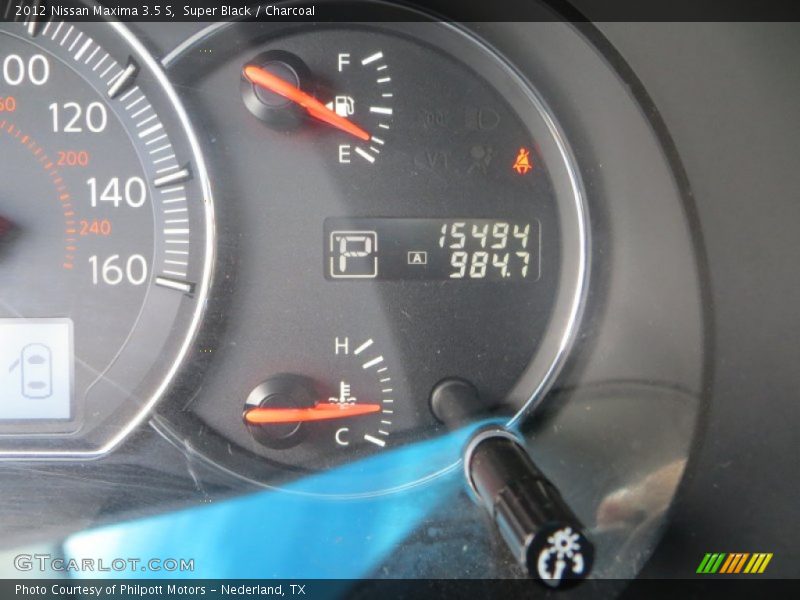 Super Black / Charcoal 2012 Nissan Maxima 3.5 S