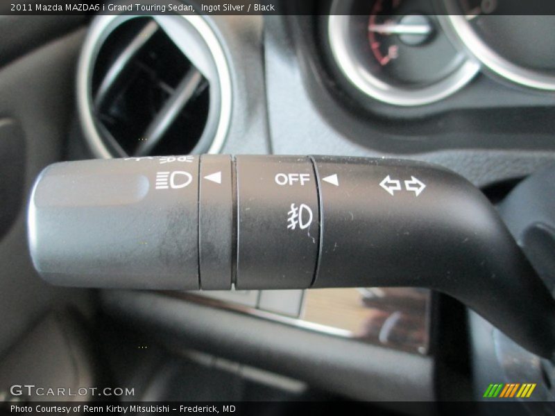 Ingot Silver / Black 2011 Mazda MAZDA6 i Grand Touring Sedan