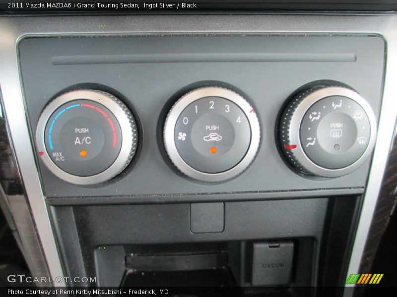 Ingot Silver / Black 2011 Mazda MAZDA6 i Grand Touring Sedan