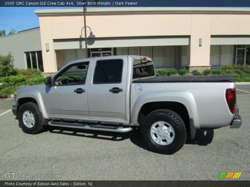 Silver Birch Metallic / Dark Pewter 2005 GMC Canyon SLE Crew Cab 4x4