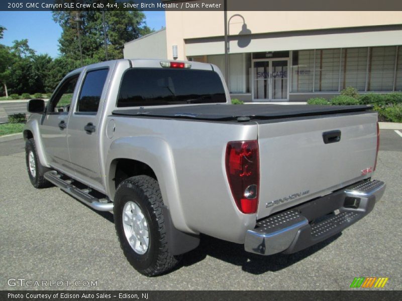 Silver Birch Metallic / Dark Pewter 2005 GMC Canyon SLE Crew Cab 4x4