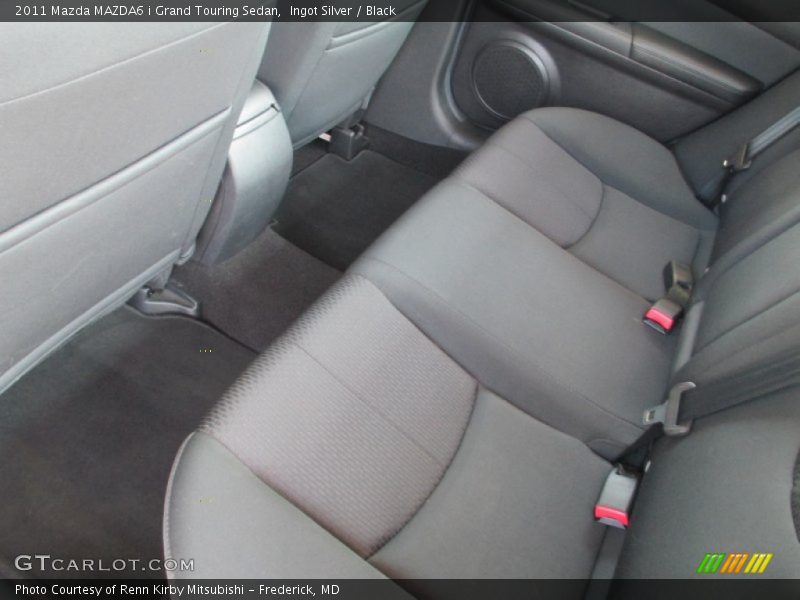 Ingot Silver / Black 2011 Mazda MAZDA6 i Grand Touring Sedan