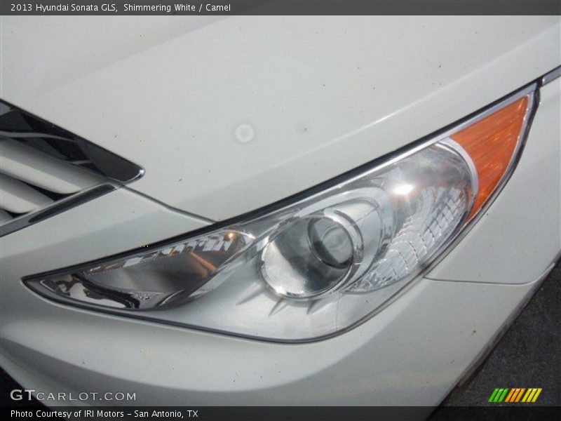 Shimmering White / Camel 2013 Hyundai Sonata GLS