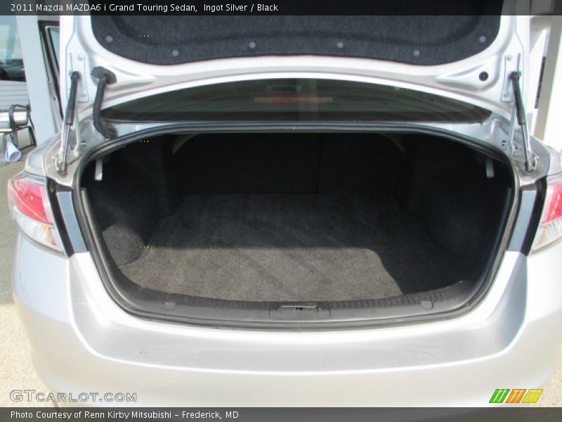 Ingot Silver / Black 2011 Mazda MAZDA6 i Grand Touring Sedan