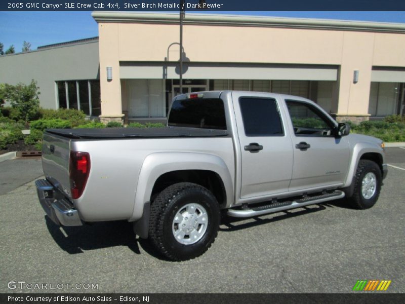 Silver Birch Metallic / Dark Pewter 2005 GMC Canyon SLE Crew Cab 4x4