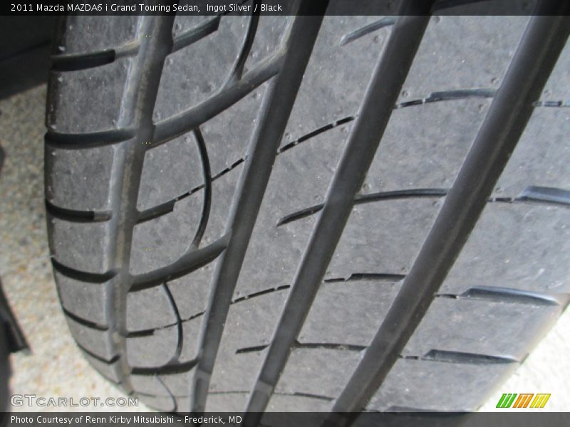 Ingot Silver / Black 2011 Mazda MAZDA6 i Grand Touring Sedan