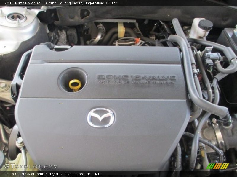 Ingot Silver / Black 2011 Mazda MAZDA6 i Grand Touring Sedan