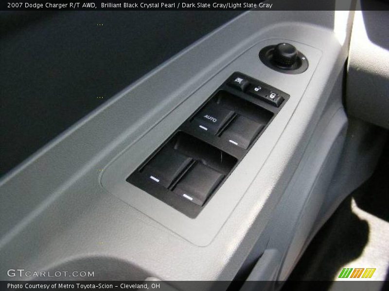 Brilliant Black Crystal Pearl / Dark Slate Gray/Light Slate Gray 2007 Dodge Charger R/T AWD