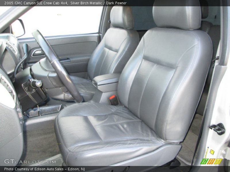 Silver Birch Metallic / Dark Pewter 2005 GMC Canyon SLE Crew Cab 4x4