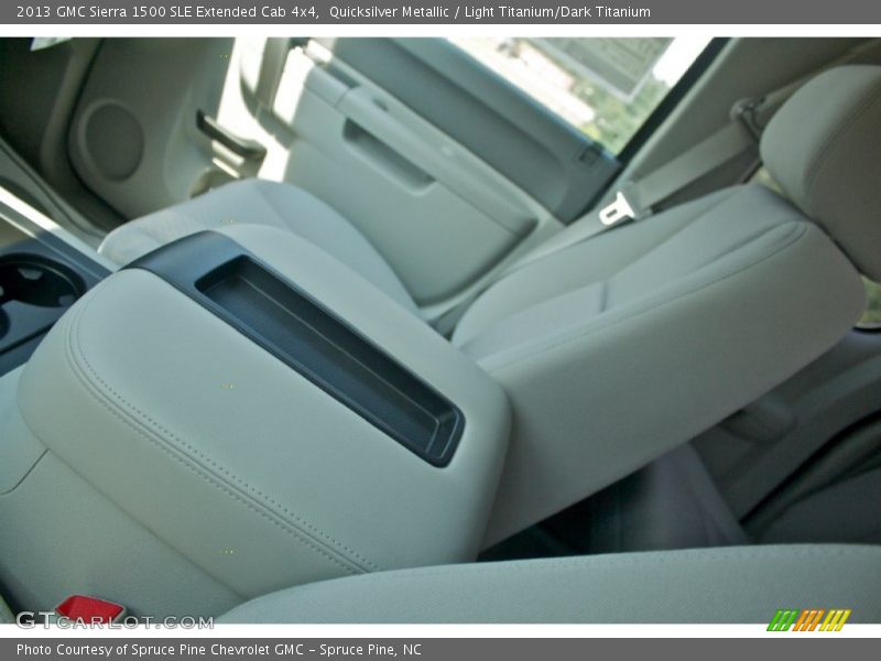 Quicksilver Metallic / Light Titanium/Dark Titanium 2013 GMC Sierra 1500 SLE Extended Cab 4x4
