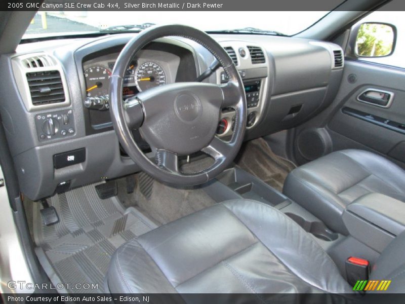 Silver Birch Metallic / Dark Pewter 2005 GMC Canyon SLE Crew Cab 4x4