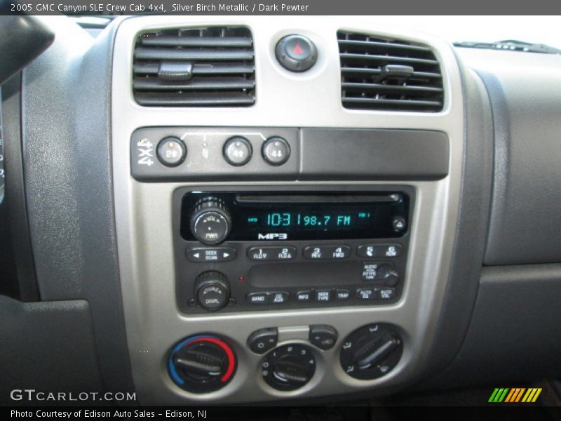 Silver Birch Metallic / Dark Pewter 2005 GMC Canyon SLE Crew Cab 4x4