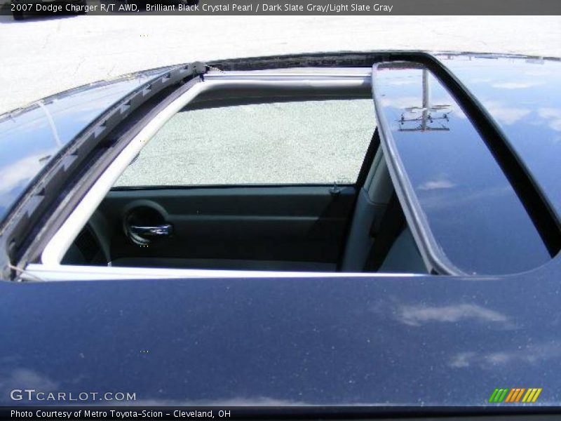 Brilliant Black Crystal Pearl / Dark Slate Gray/Light Slate Gray 2007 Dodge Charger R/T AWD