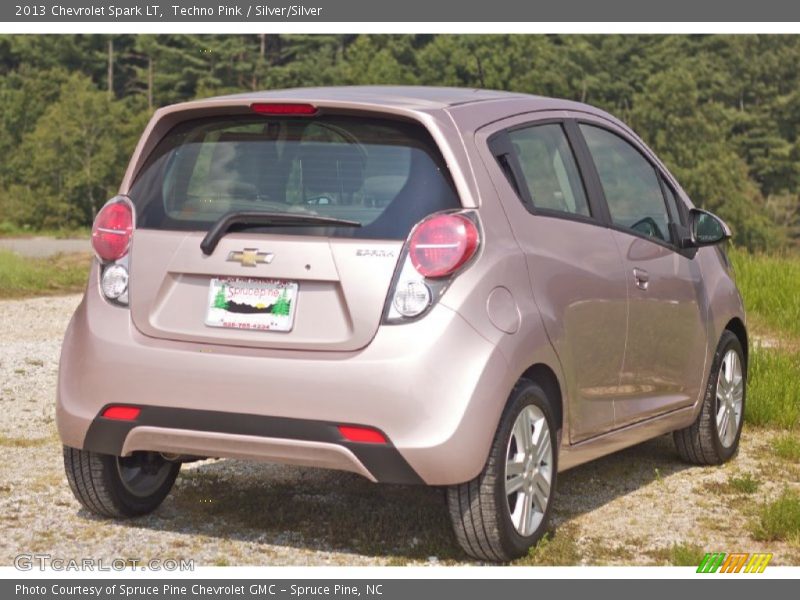 Techno Pink / Silver/Silver 2013 Chevrolet Spark LT
