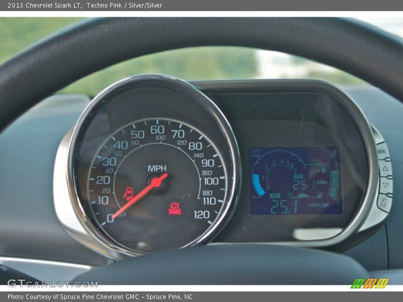 Techno Pink / Silver/Silver 2013 Chevrolet Spark LT