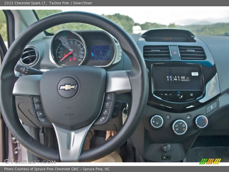 Techno Pink / Silver/Silver 2013 Chevrolet Spark LT