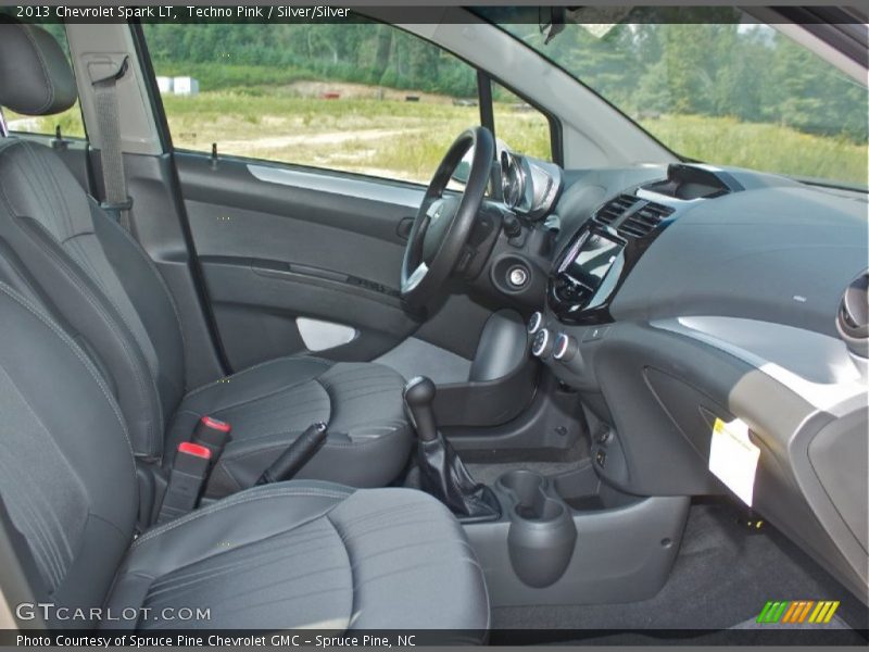 Techno Pink / Silver/Silver 2013 Chevrolet Spark LT