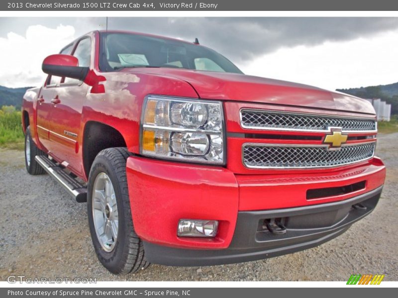 Victory Red / Ebony 2013 Chevrolet Silverado 1500 LTZ Crew Cab 4x4