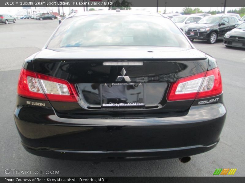 Kalapana Black / Black 2010 Mitsubishi Galant Sport Edition