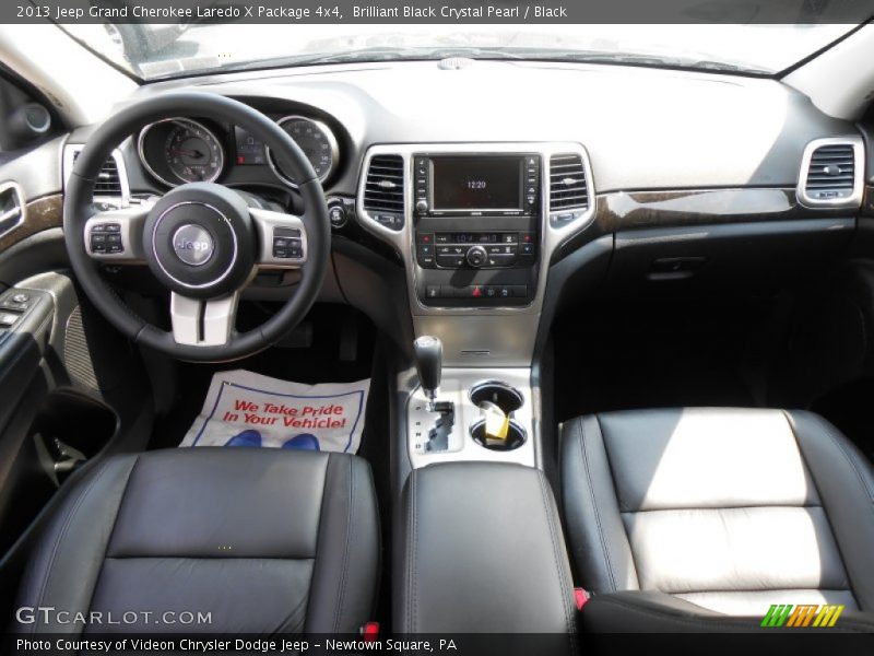 Brilliant Black Crystal Pearl / Black 2013 Jeep Grand Cherokee Laredo X Package 4x4