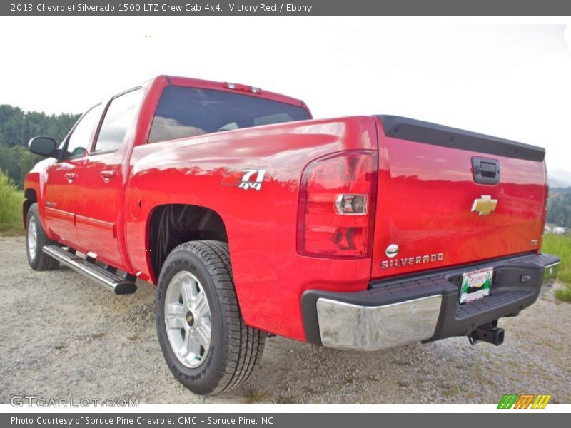 Victory Red / Ebony 2013 Chevrolet Silverado 1500 LTZ Crew Cab 4x4