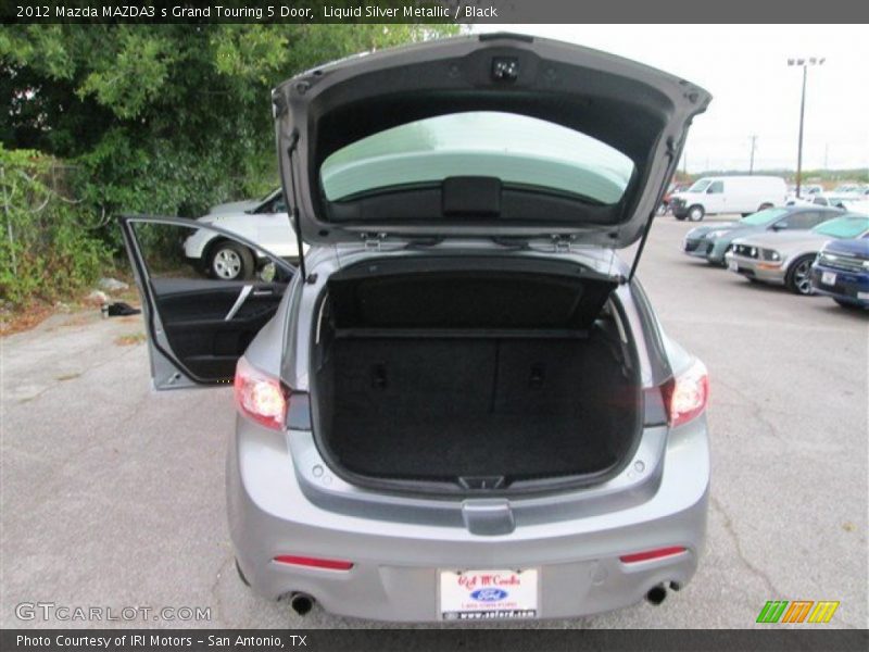 Liquid Silver Metallic / Black 2012 Mazda MAZDA3 s Grand Touring 5 Door