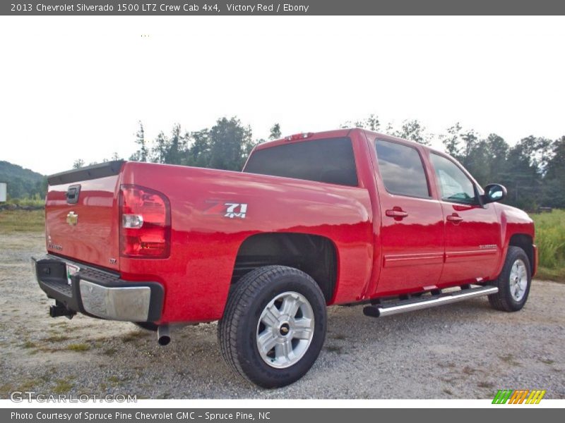 Victory Red / Ebony 2013 Chevrolet Silverado 1500 LTZ Crew Cab 4x4
