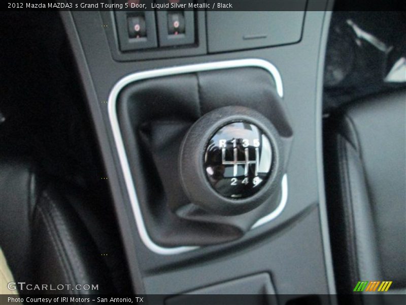 Liquid Silver Metallic / Black 2012 Mazda MAZDA3 s Grand Touring 5 Door