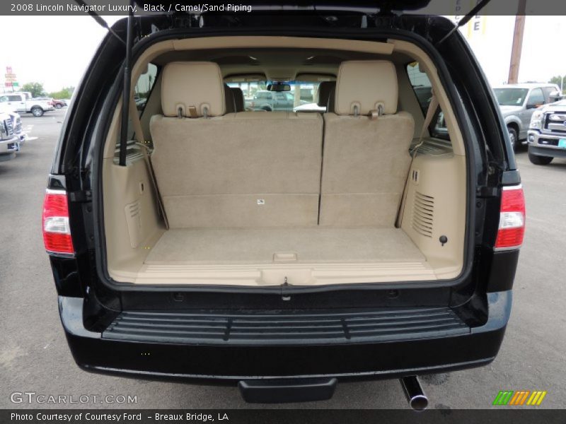 Black / Camel/Sand Piping 2008 Lincoln Navigator Luxury