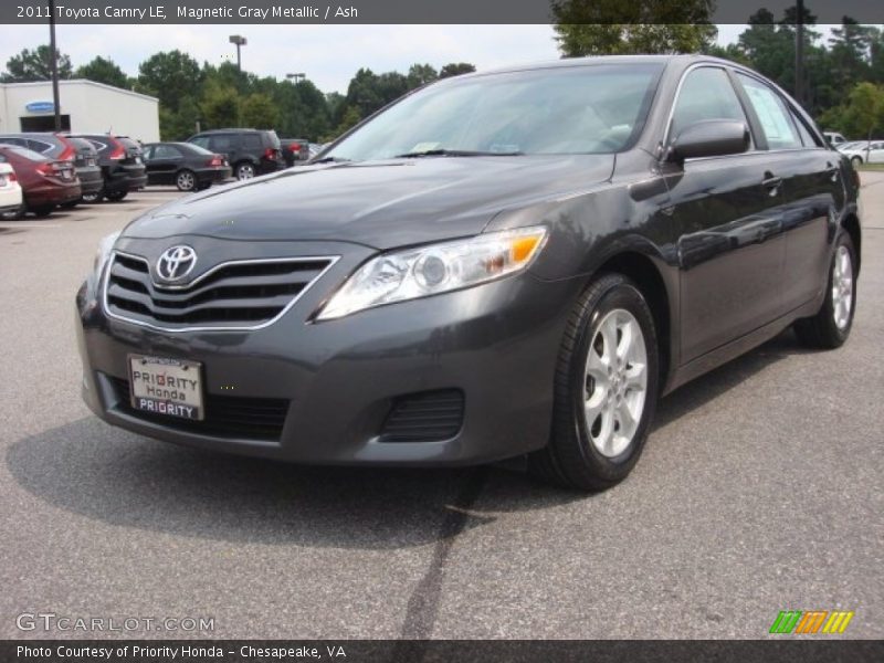 Magnetic Gray Metallic / Ash 2011 Toyota Camry LE