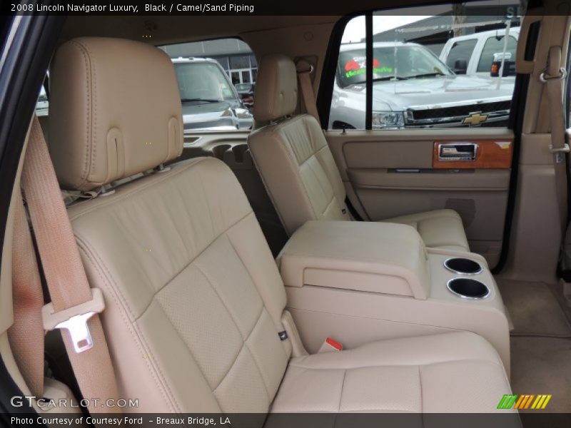 Black / Camel/Sand Piping 2008 Lincoln Navigator Luxury