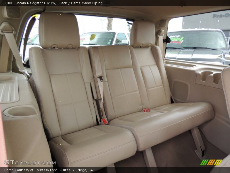 Black / Camel/Sand Piping 2008 Lincoln Navigator Luxury