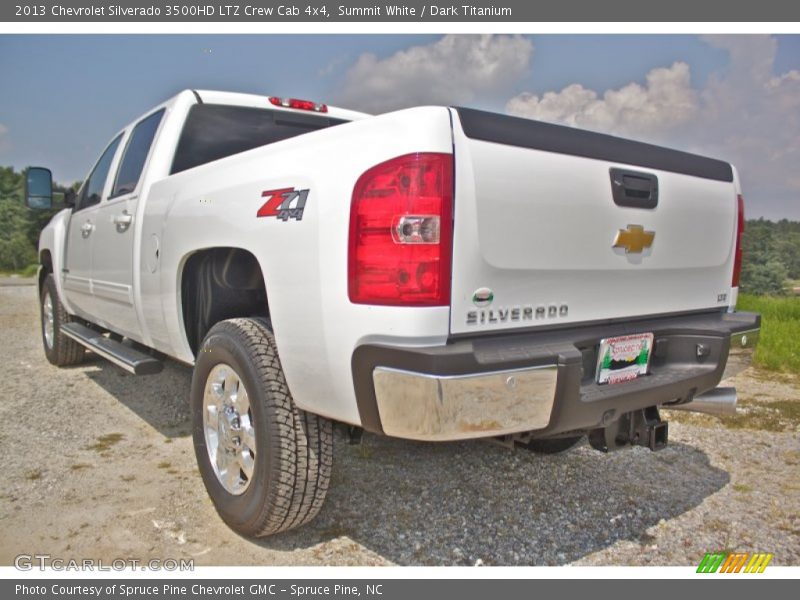 Summit White / Dark Titanium 2013 Chevrolet Silverado 3500HD LTZ Crew Cab 4x4