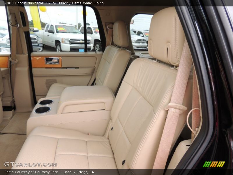 Black / Camel/Sand Piping 2008 Lincoln Navigator Luxury