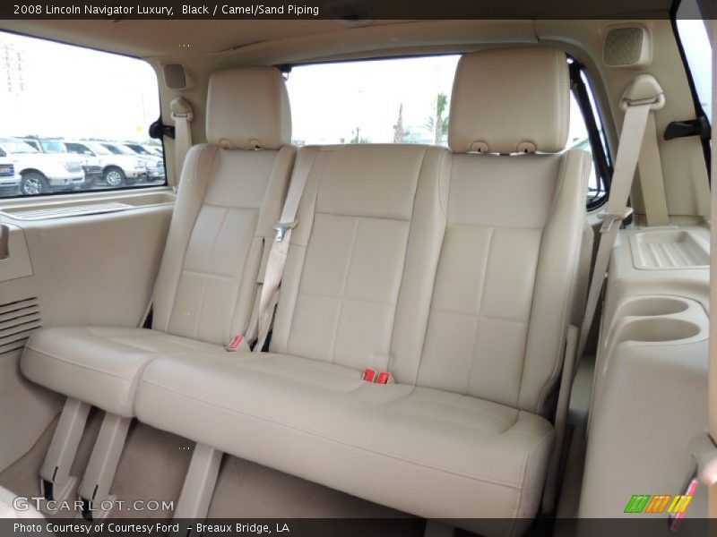 Black / Camel/Sand Piping 2008 Lincoln Navigator Luxury