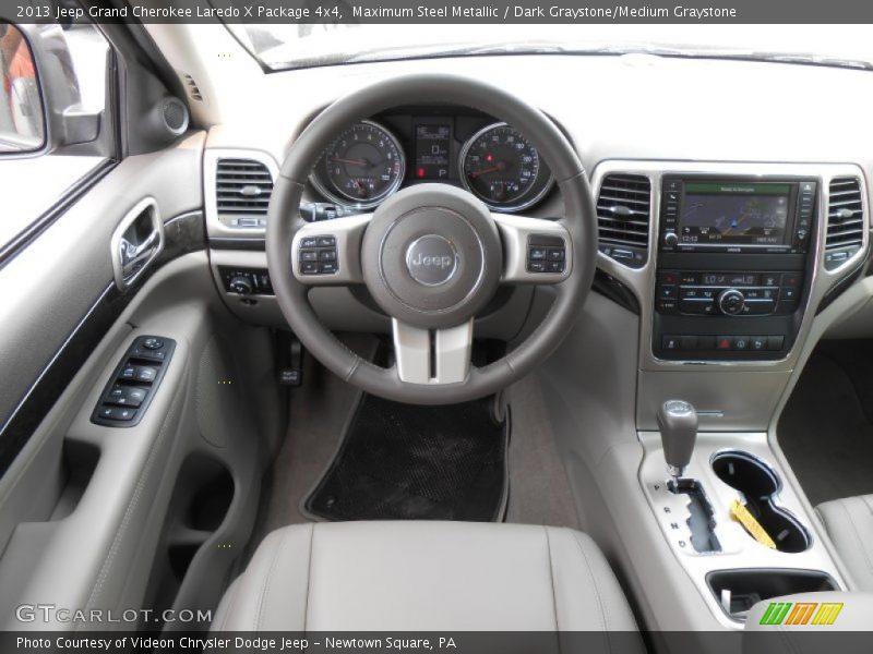 Maximum Steel Metallic / Dark Graystone/Medium Graystone 2013 Jeep Grand Cherokee Laredo X Package 4x4