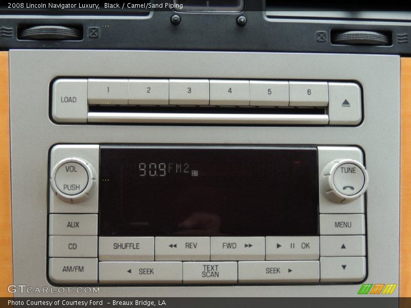 Black / Camel/Sand Piping 2008 Lincoln Navigator Luxury